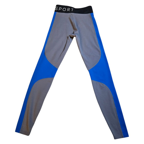 Juicy Couture Sport XS High Waisted Gray and Blue Ankle Length Leggings - Picture 3 of 5